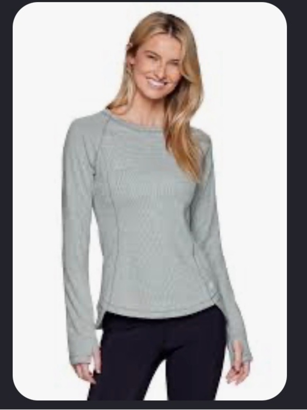 Avalanche Heather Gray/Green Crewneck Textured Pullover